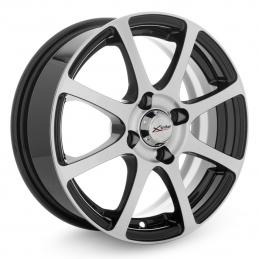 X`trike X-114 5.5x14 PCD4x100 ET35 DIA 67.1  BK/FP